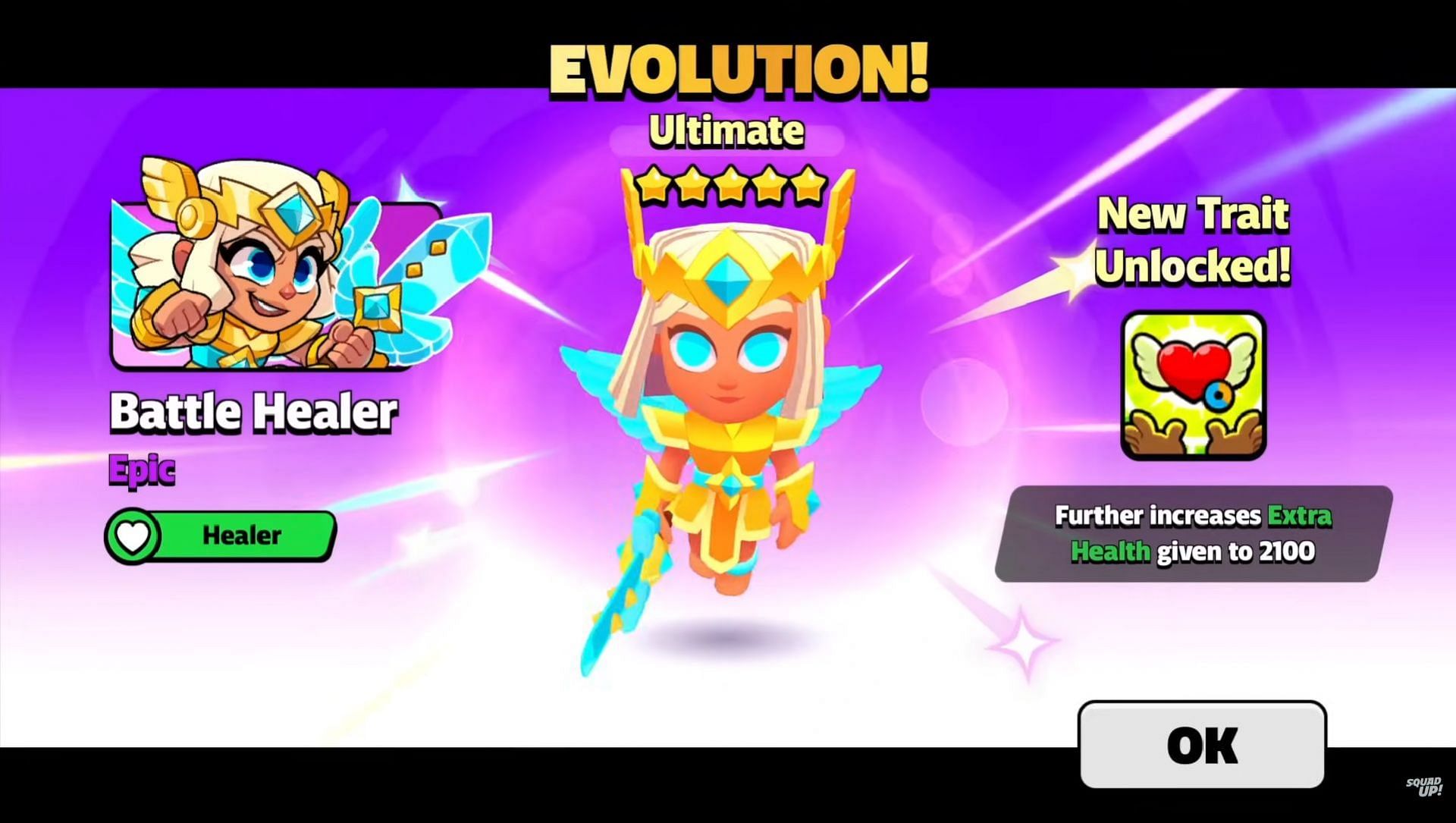 Battle Healer is getting an Ultimate Evolution in the Squad Busters x Sonic update (Image via Supercell)